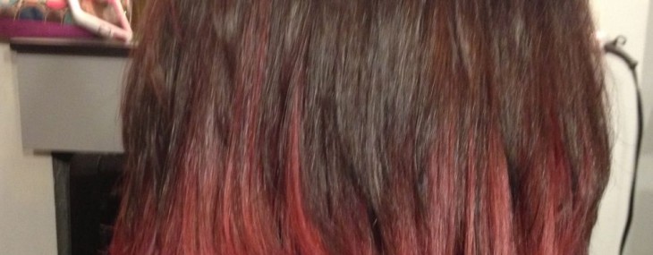 Pink Ombre Highlights, Latest Hair Color Trend