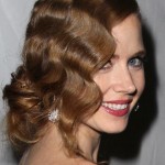 Wedding Hairstyles for an asymmetrical gown.