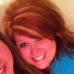 Salon red with highlights.