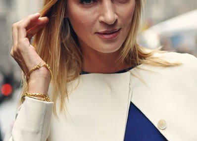 Walking With Uma Thurman