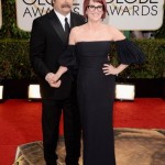 Megan Mullaly and Nick Offerman Golden Globes