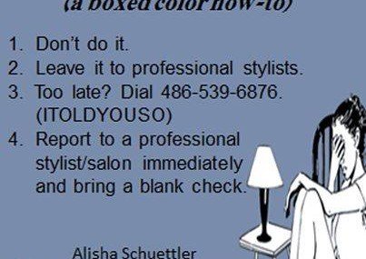 Home Hair Color Tips