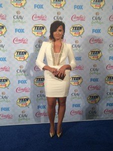 Back-to-School Haircut Ideas: Demi Lovato shorter and shaved side.