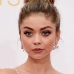 Celebrity Hairstyle Trends Sarah Hyland: high bun