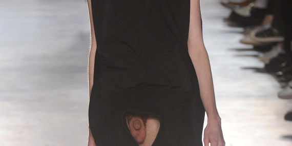 Full Frontal is the Latest Fashion Trend from Rick Owens at Paris Fashion Week