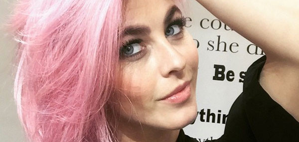 Julianne Hough Channels Inner Unicorn, Dyes Hair Pink