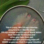 DIY Spa Pedicure With Listerine