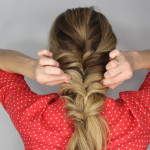 Loose Braid Tutorial: The Stacked Topsy Tail Braid