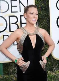 Hair and Makeup How-To: Get Blake Lively’s Golden Globes Look