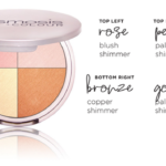 shimmering highlighter quad